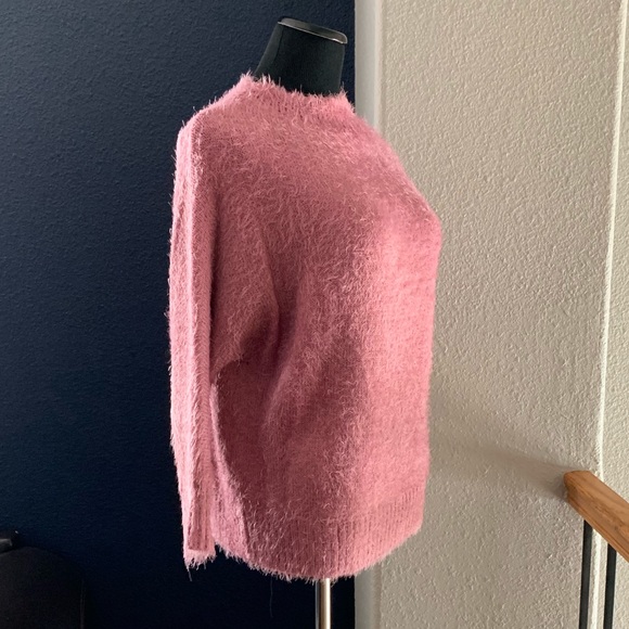 Pink Fuzzy Sweater - Picture 3 of 5